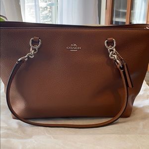 Brown leather Coach Bag